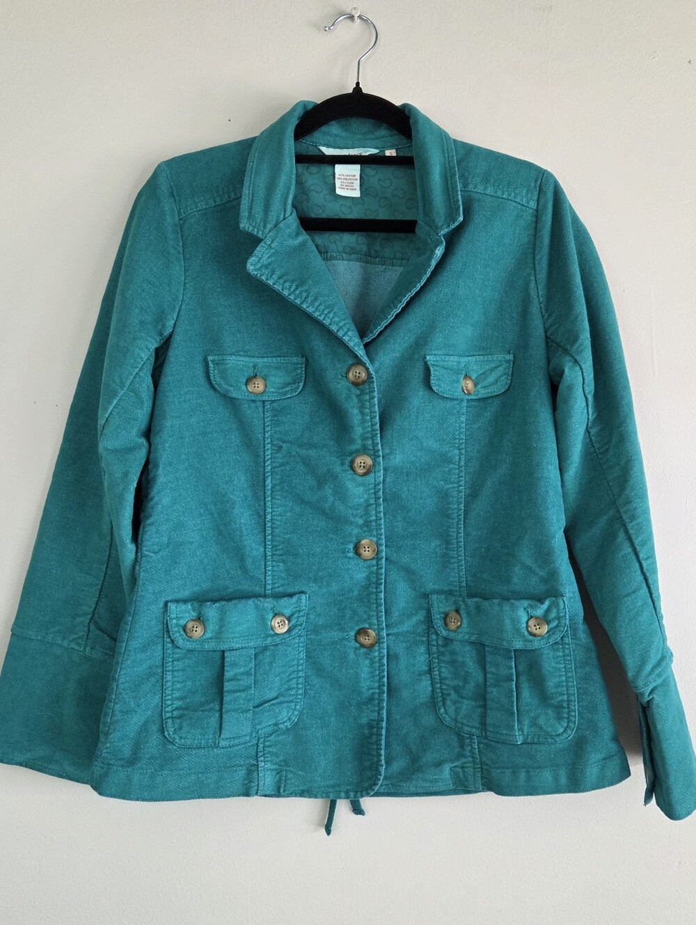 Sundance Small Green Blazer Jacket Like New Tie Back Detail